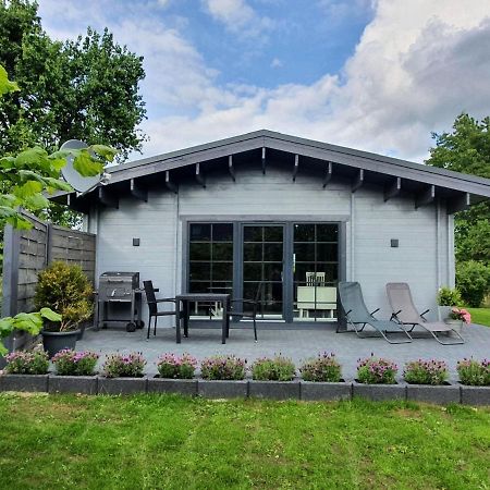 Idyllisches Blockbohlenhaus mit eigenem Garten und Sauna zum Wohlfühlen Martensrade Exterior foto